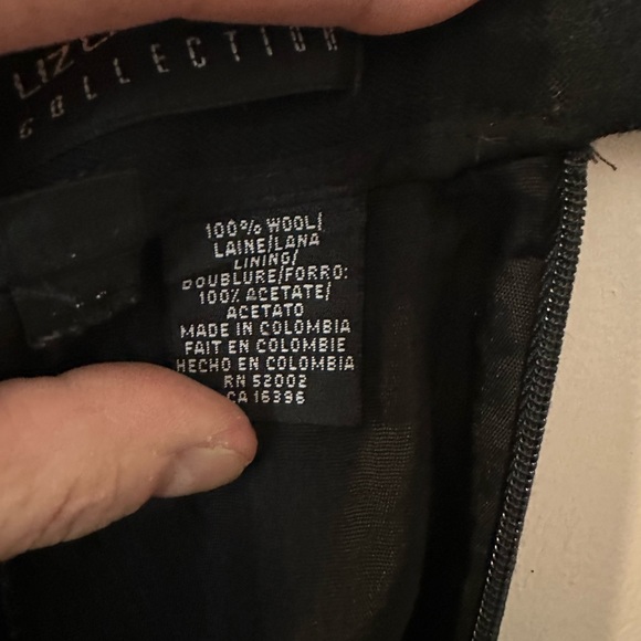 Liz Claiborne collections pencil skirt black size 4 - Picture 4 of 9